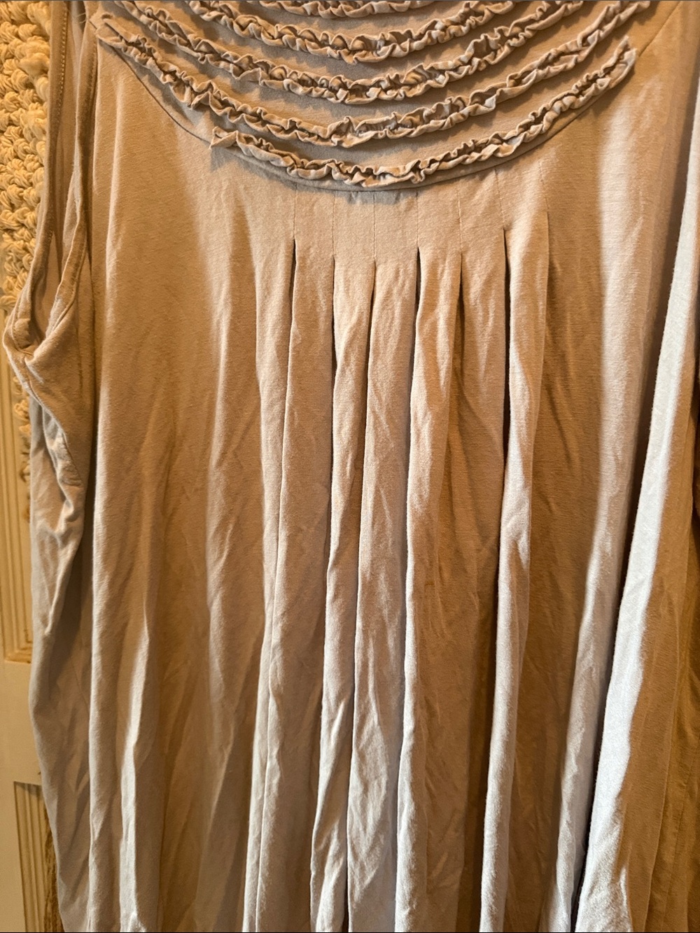 cable & gauge Ruffled Tank Top 2x - Picture 6 of 6
